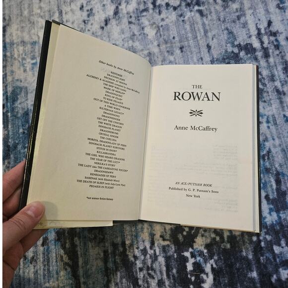 The Rowan by Anne McCaffrey ~ 1st Edition 1st Printing Hardcover 1990 EUC - Picture 10 of 10